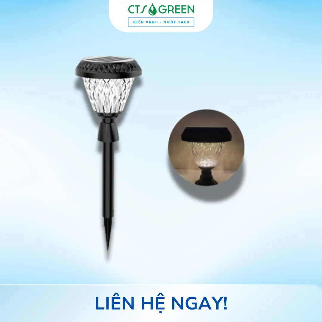 Đèn cắm cỏ năng lượng mặt trời CD21YE 6148 Đèn cắm cỏ năng lượng mặt trời CD21YE