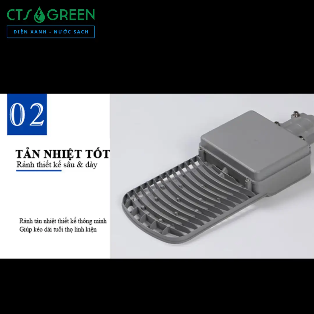 Đèn đường LED năng lượng mặt trời CSD01.SL.RF 35W 5050 Đèn đường LED năng lượng mặt trời CSD01.SL.RF 35W