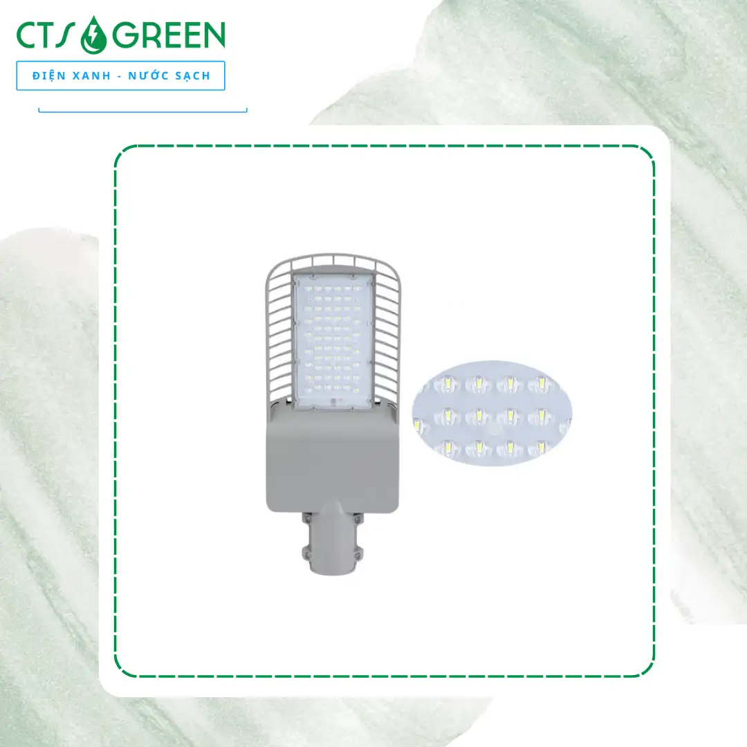 Đèn đường LED năng lượng mặt trời CSD01.SL.RF 35W 5050 Đèn đường LED năng lượng mặt trời CSD01.SL.RF 35W