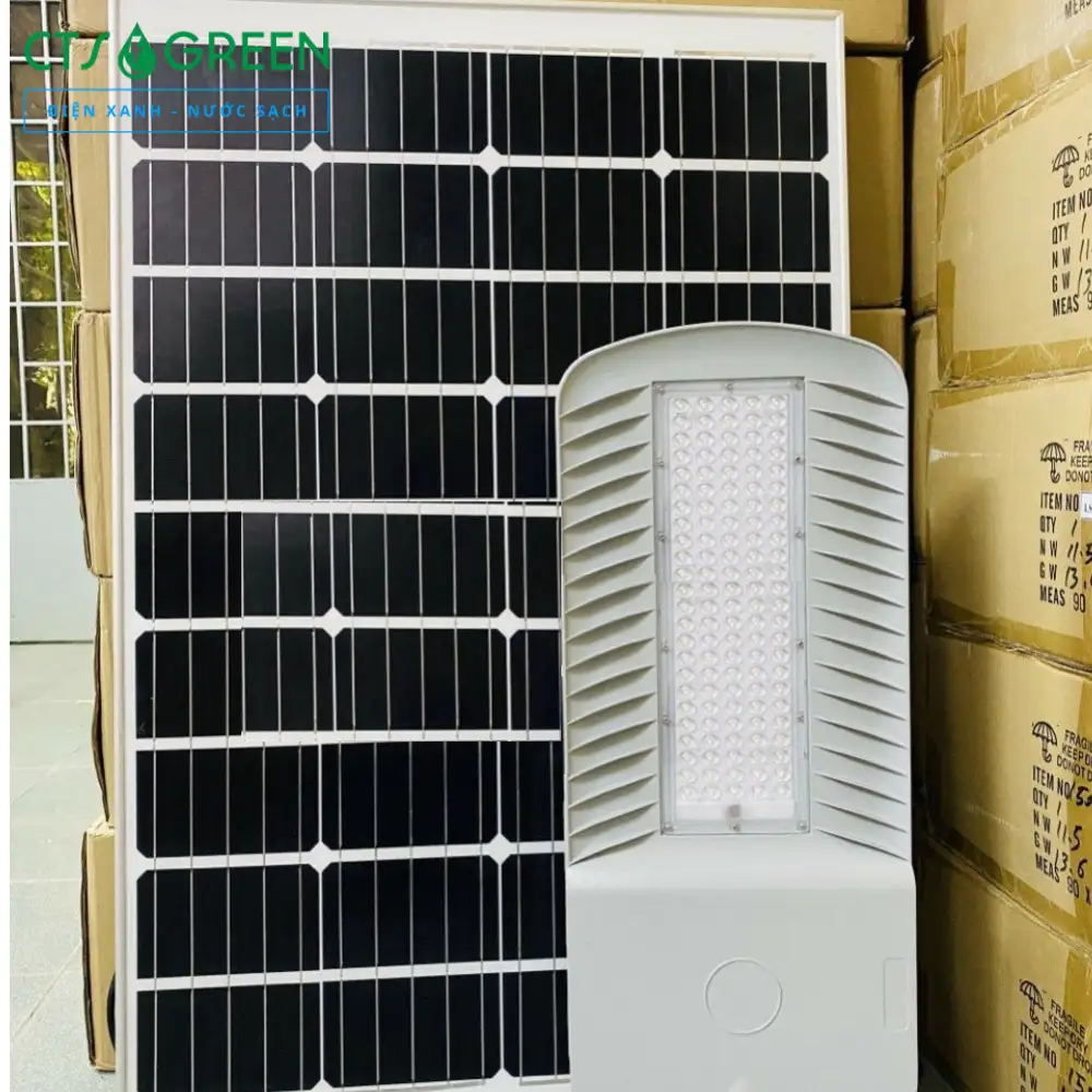 Đèn đường chiếc lá có bộ lưu điện rời 100W D-100LRA