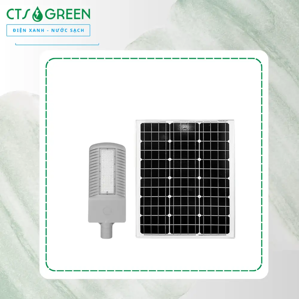 Đèn đường chiếc lá có bộ lưu điện rời 100W D-100LRA