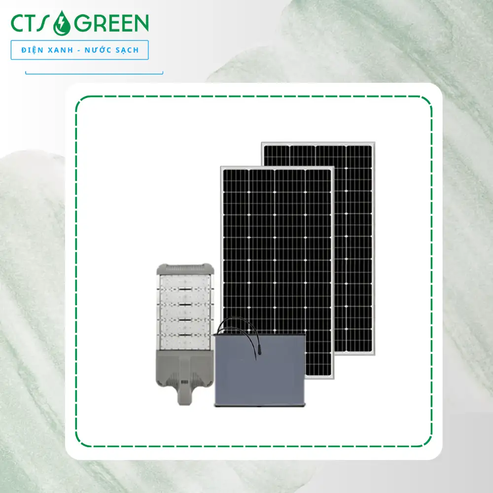 Đèn đường chiếc lá có bộ lưu điện rời 100W D-100LRA