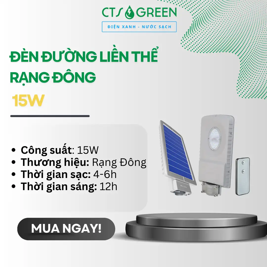 Đèn đường liền thể Rạng Đông 15W [CSD02.SL 15W]