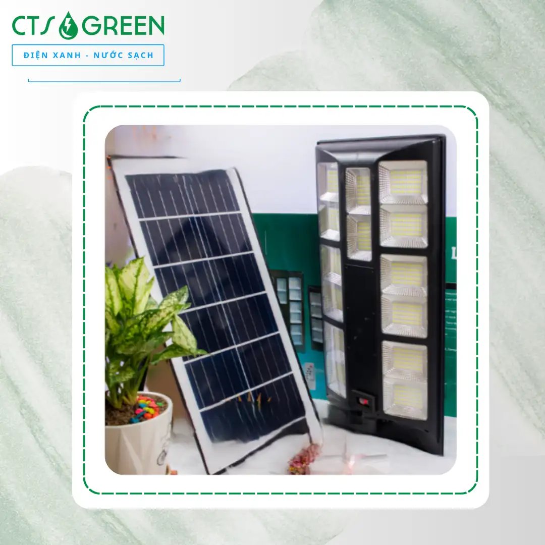 Đèn đường liền thể năng lượng mặt trời Jindian JD-7140 4095 Đèn đường liền thể năng lượng mặt trời Jindian JD-7140