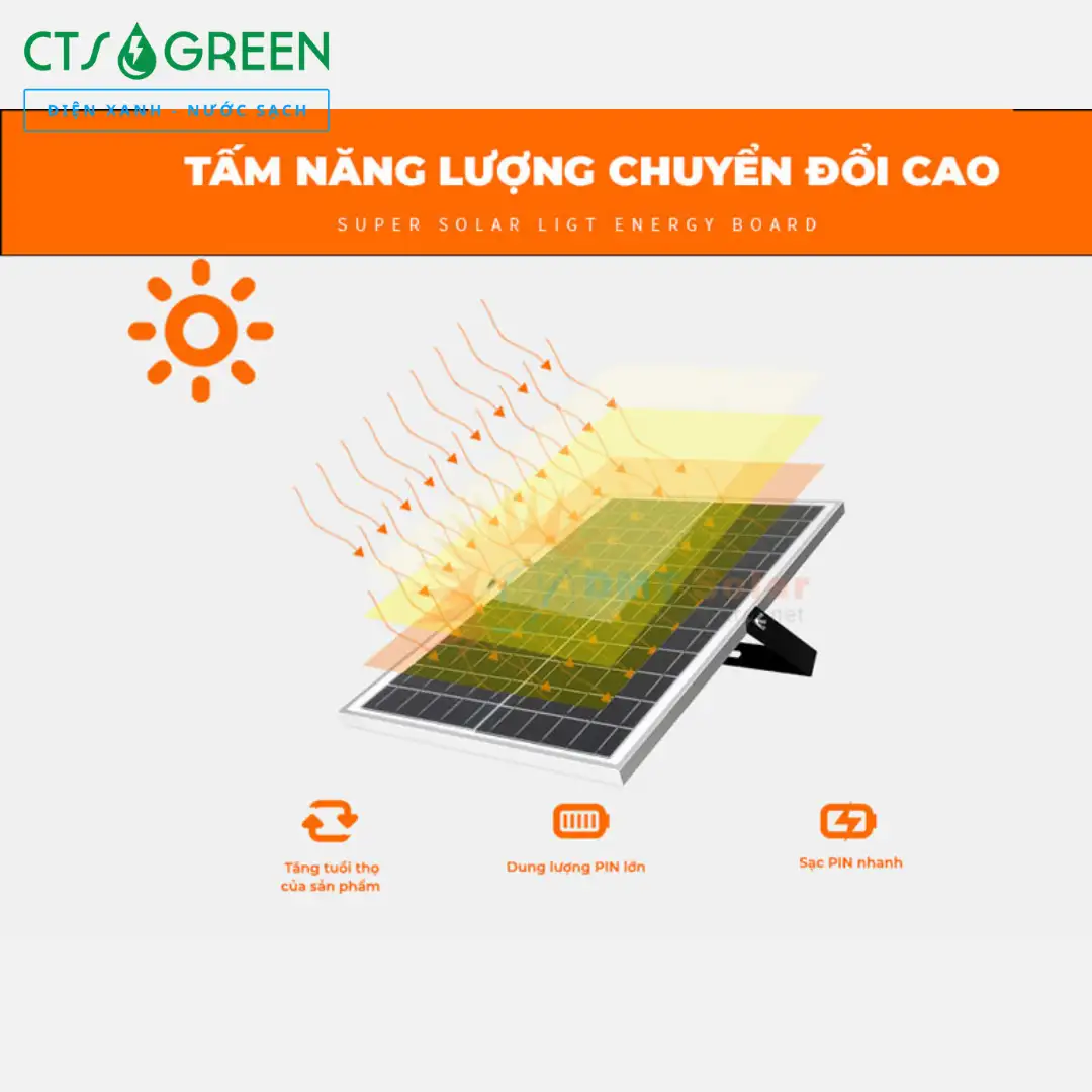Đèn đường năng lượng mặt trời 4 ô 200W Newstar SL200W 5385 Đèn đường năng lượng mặt trời 4 ô 200W Newstar SL200W