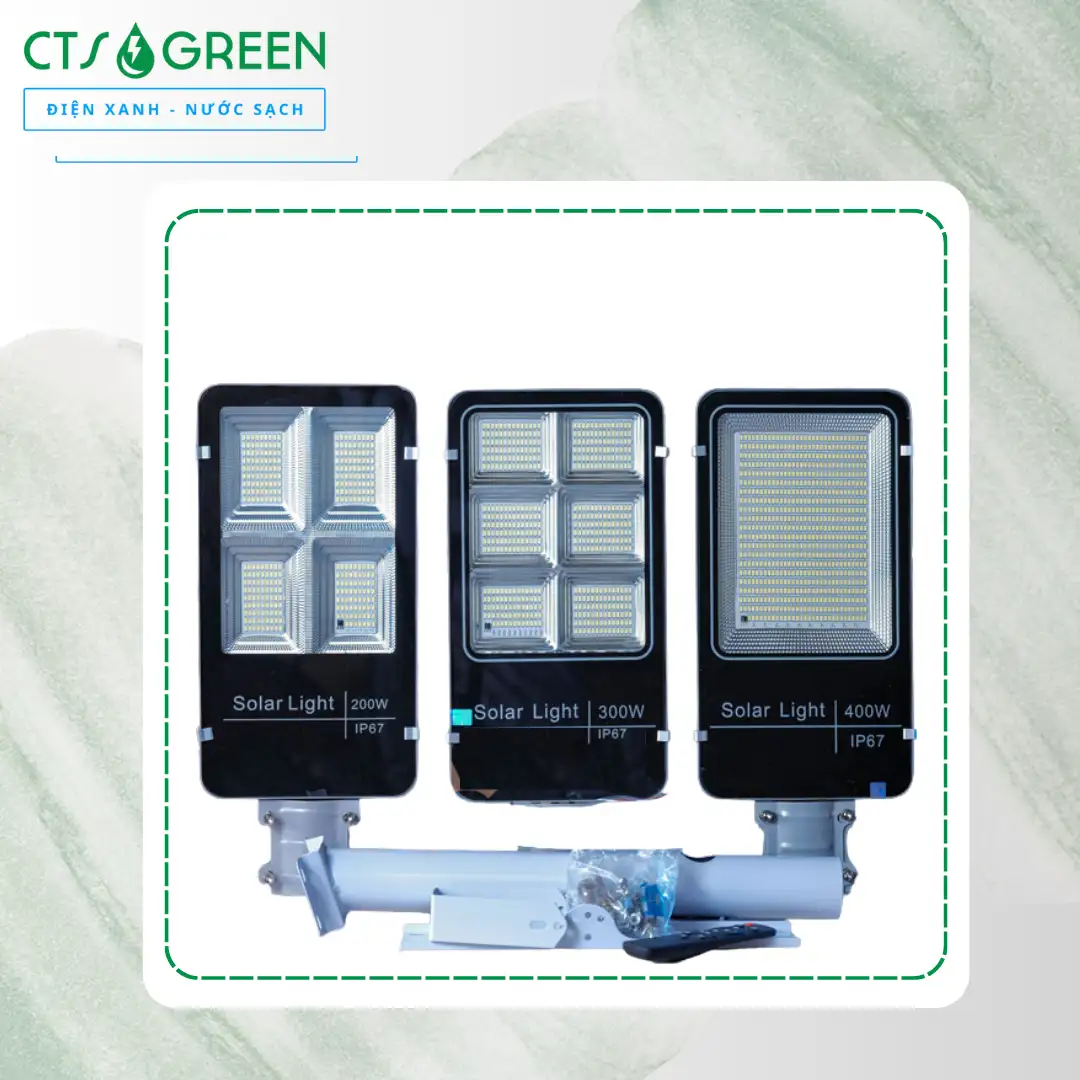 Đèn đường năng lượng mặt trời 400W giá rẻ D-400PT2 4126 Đèn đường năng lượng mặt trời 400W giá rẻ D-400PT2