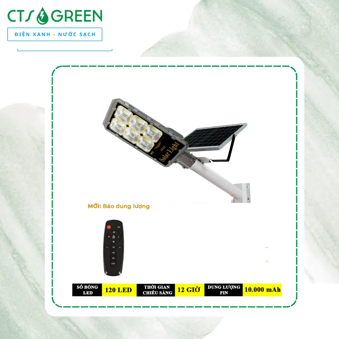 Đèn đường năng lượng mặt trời 60W-D60MN 5476 Đèn đường năng lượng mặt trời 60W-D60MN