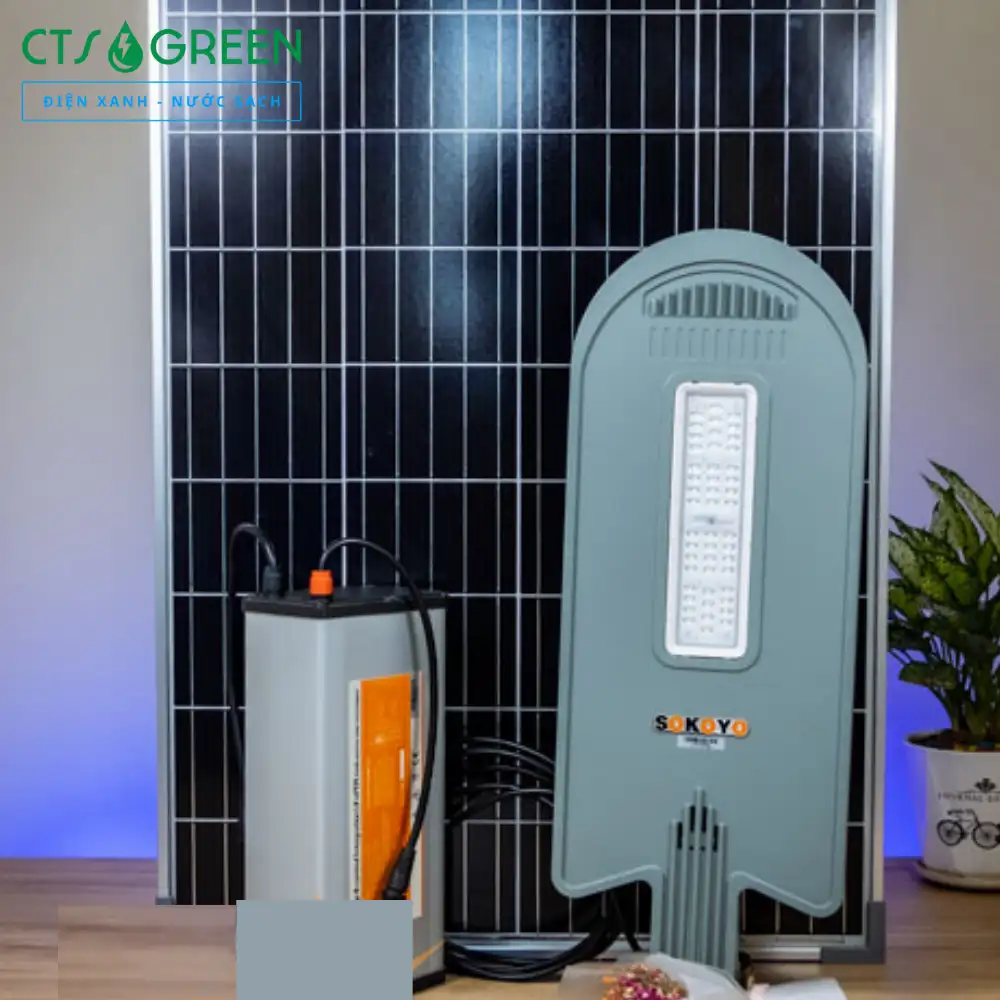 Đèn đường năng lượng mặt trời Split Type 60W SOKOYO LUMO 5936 Đèn đường năng lượng mặt trời Split Type 60W SOKOYO LUMO