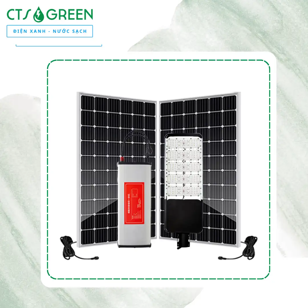 Đèn đường năng lượng mặt trời cao cấp 120W 4701 Đèn đường năng lượng mặt trời cao cấp 120W