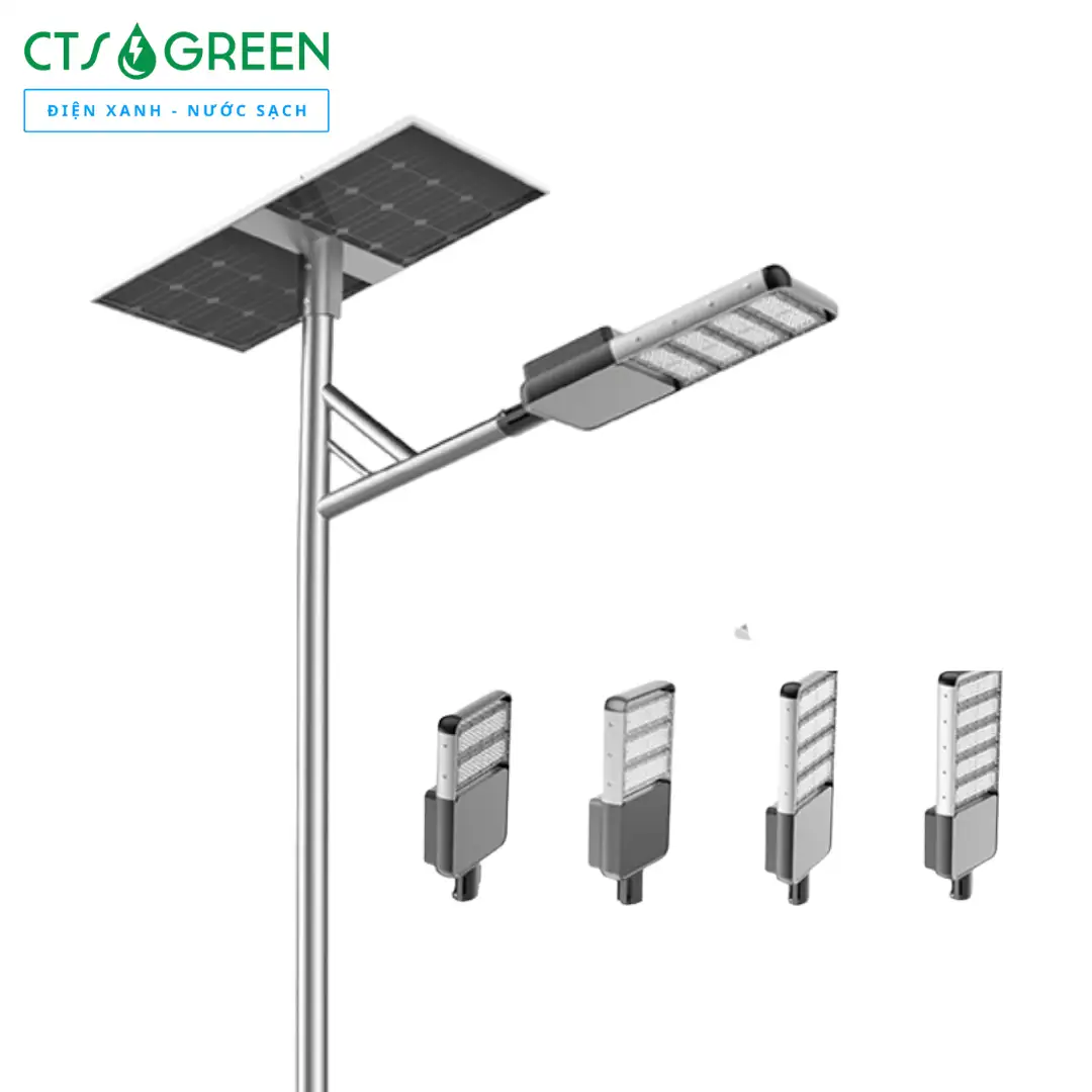 Đèn đường năng lượng mặt trời dự án 100W 4647 Đèn đường năng lượng mặt trời dự án 100W