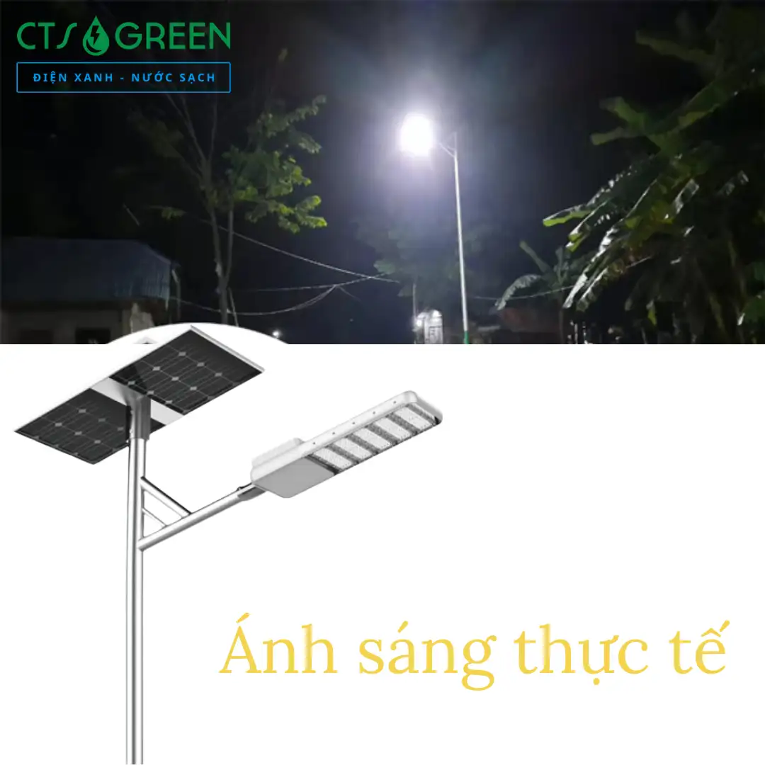 Đèn đường năng lượng mặt trời dự án 100W 4647 Đèn đường năng lượng mặt trời dự án 100W