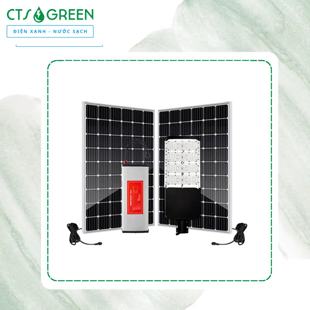 Đèn đường năng lượng mặt trời dự án 100W 4647 Đèn đường năng lượng mặt trời dự án 100W