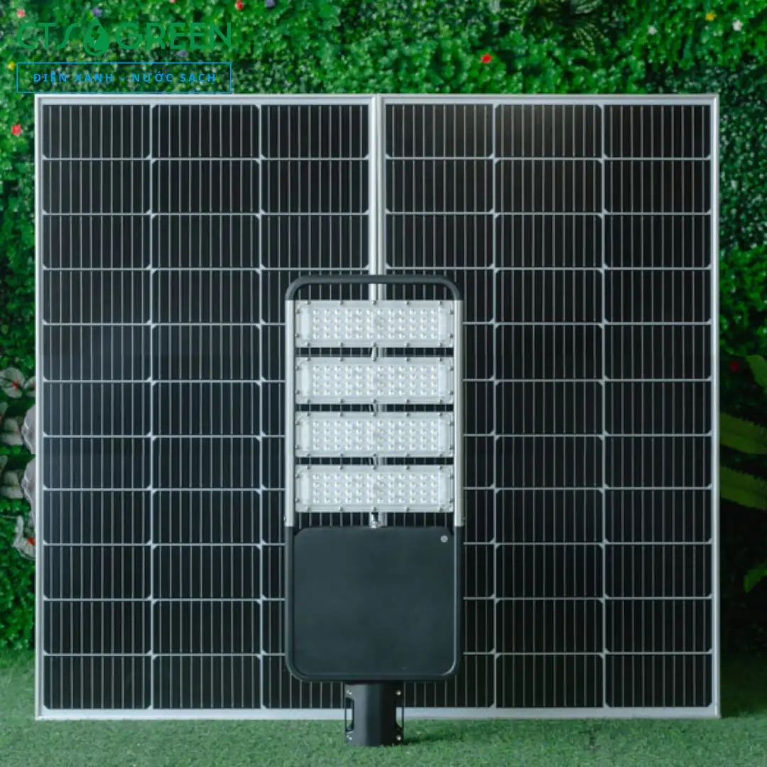 Đèn đường năng lượng mặt trời dự án 100W 4647 Đèn đường năng lượng mặt trời dự án 100W