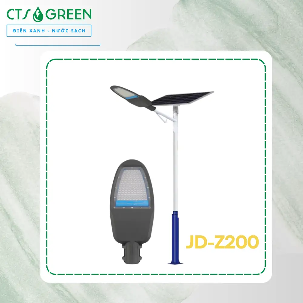 Đèn đường năng lượng mặt trời dự án Jindian JD-Z200