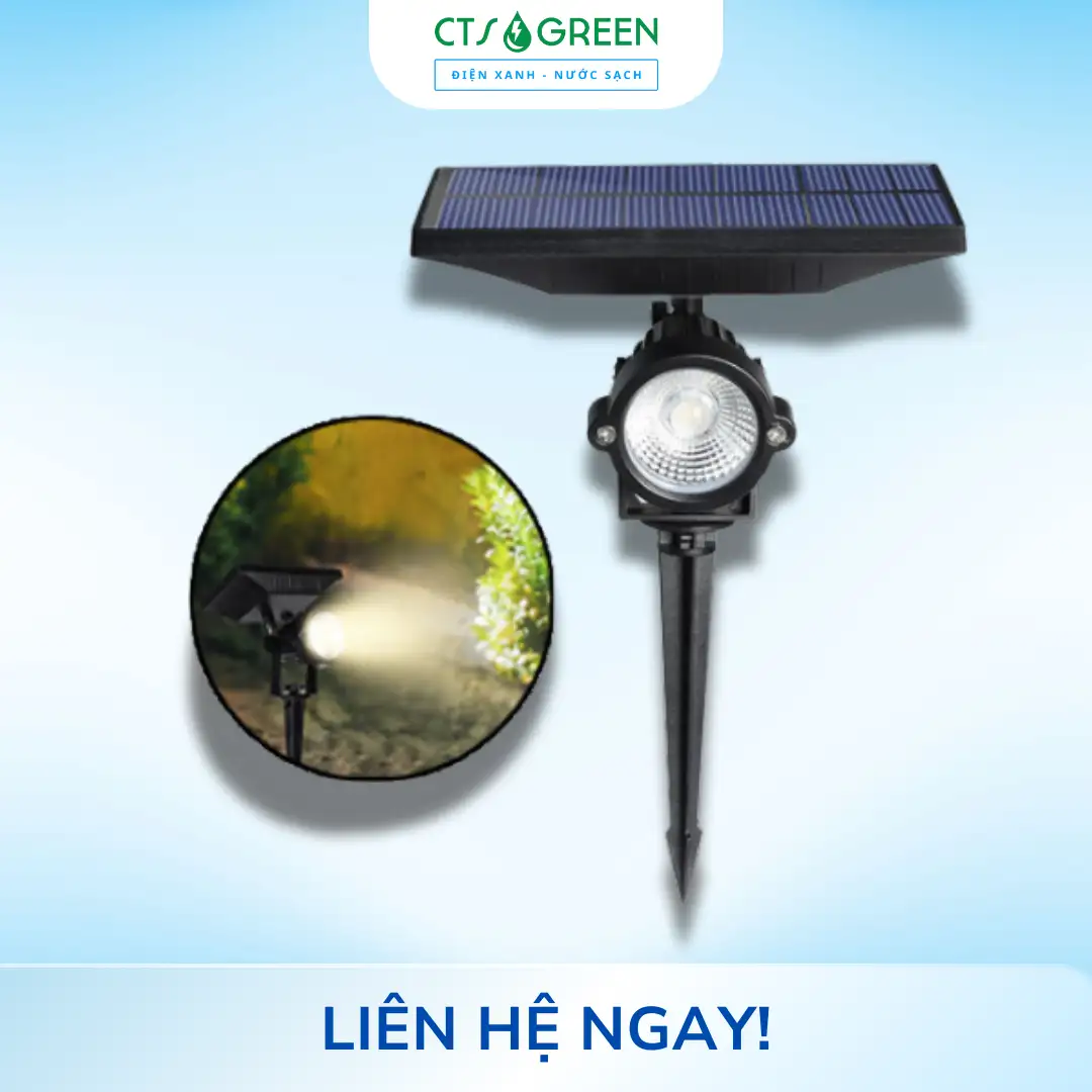 Đèn hắt cây cảnh năng lượng mặt trời cao cấp RC01 - YE 6201 Đèn hắt cây cảnh năng lượng mặt trời cao cấp RC01 - YE