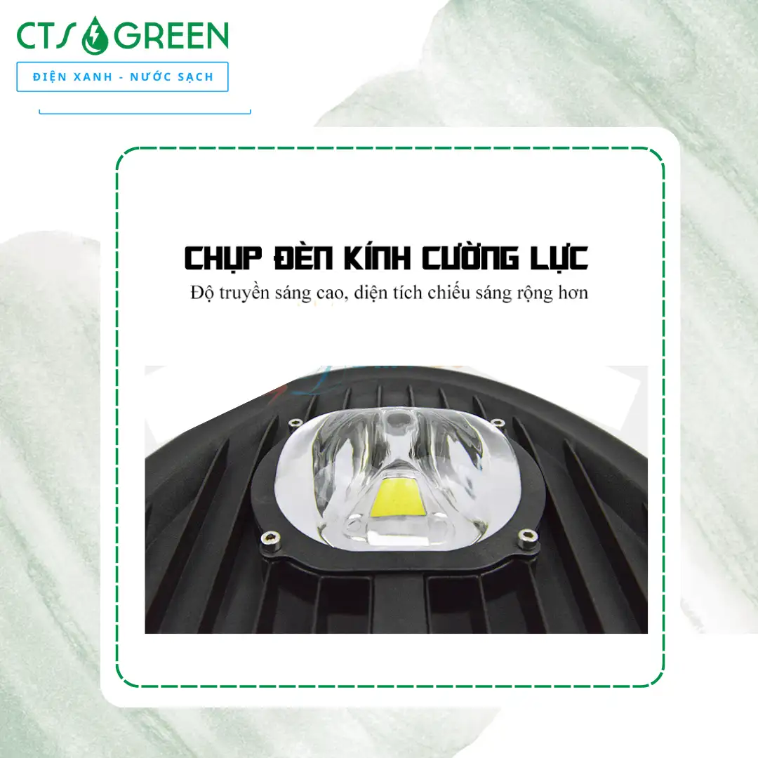 Đèn lá năng lượng mặt trời 100W Jindian JD - 1660 5183 Đèn lá năng lượng mặt trời 100W Jindian JD - 1660