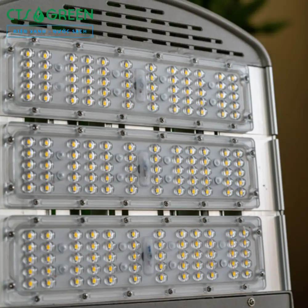 Đèn năng lượng mặt trời công trình cao cấp 150W 5729 Đèn năng lượng mặt trời công trình cao cấp 150W