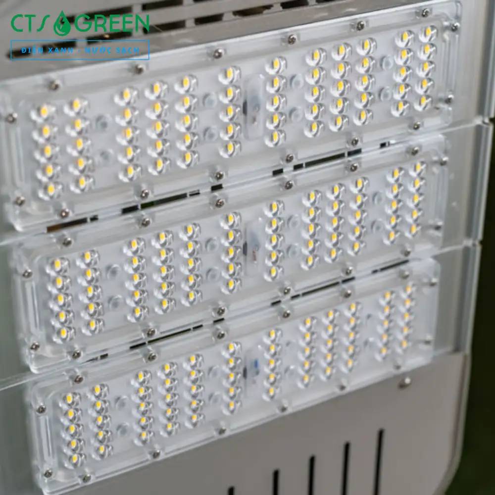 Đèn năng lượng mặt trời công trình cao cấp 150W 5729 Đèn năng lượng mặt trời công trình cao cấp 150W
