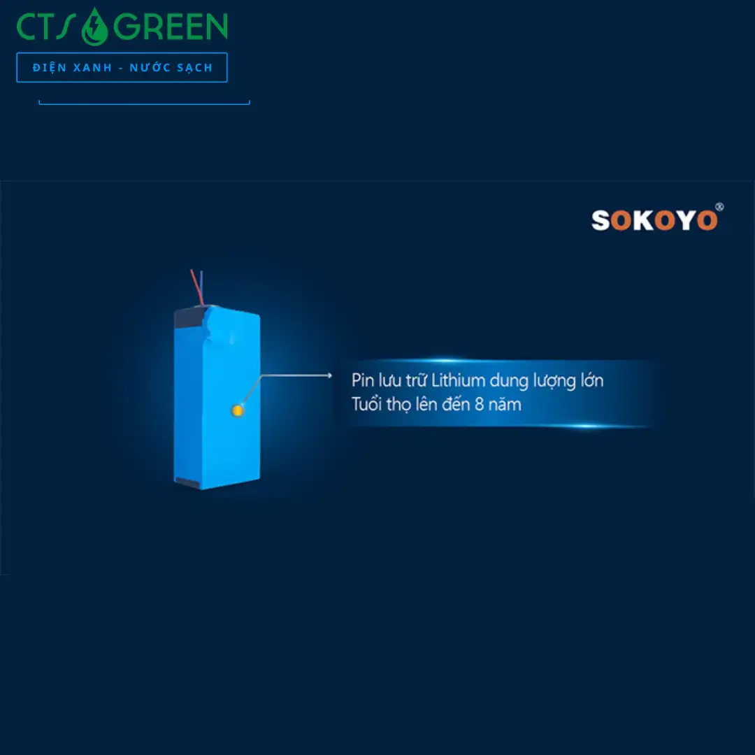 Đèn năng lượng mặt trời liền thể 40W SOKOYO NOVA 4016 Đèn năng lượng mặt trời liền thể 40W SOKOYO NOVA