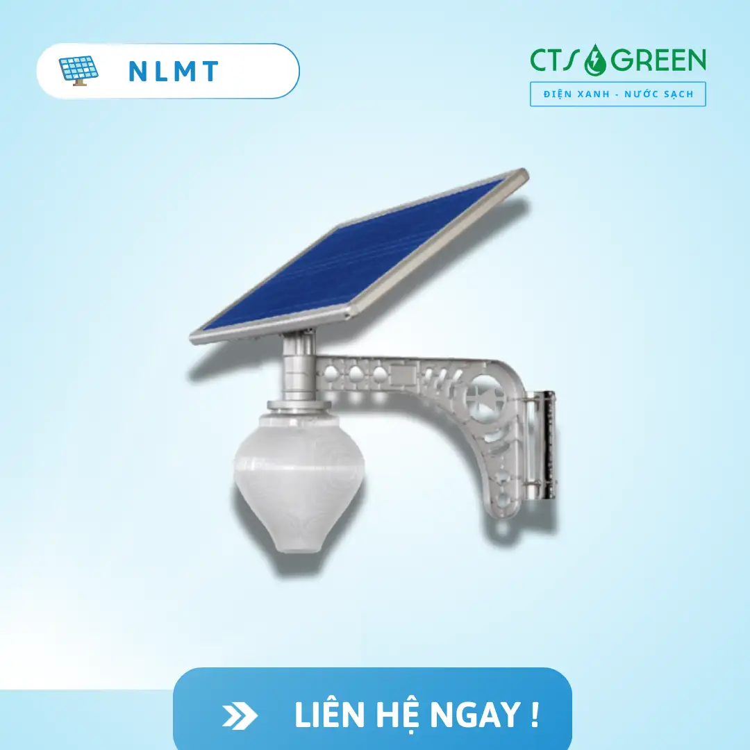 Đèn sân vườn năng lượng mặt trời 15W Euler Energy 5819 Đèn sân vườn năng lượng mặt trời 15W Euler Energy