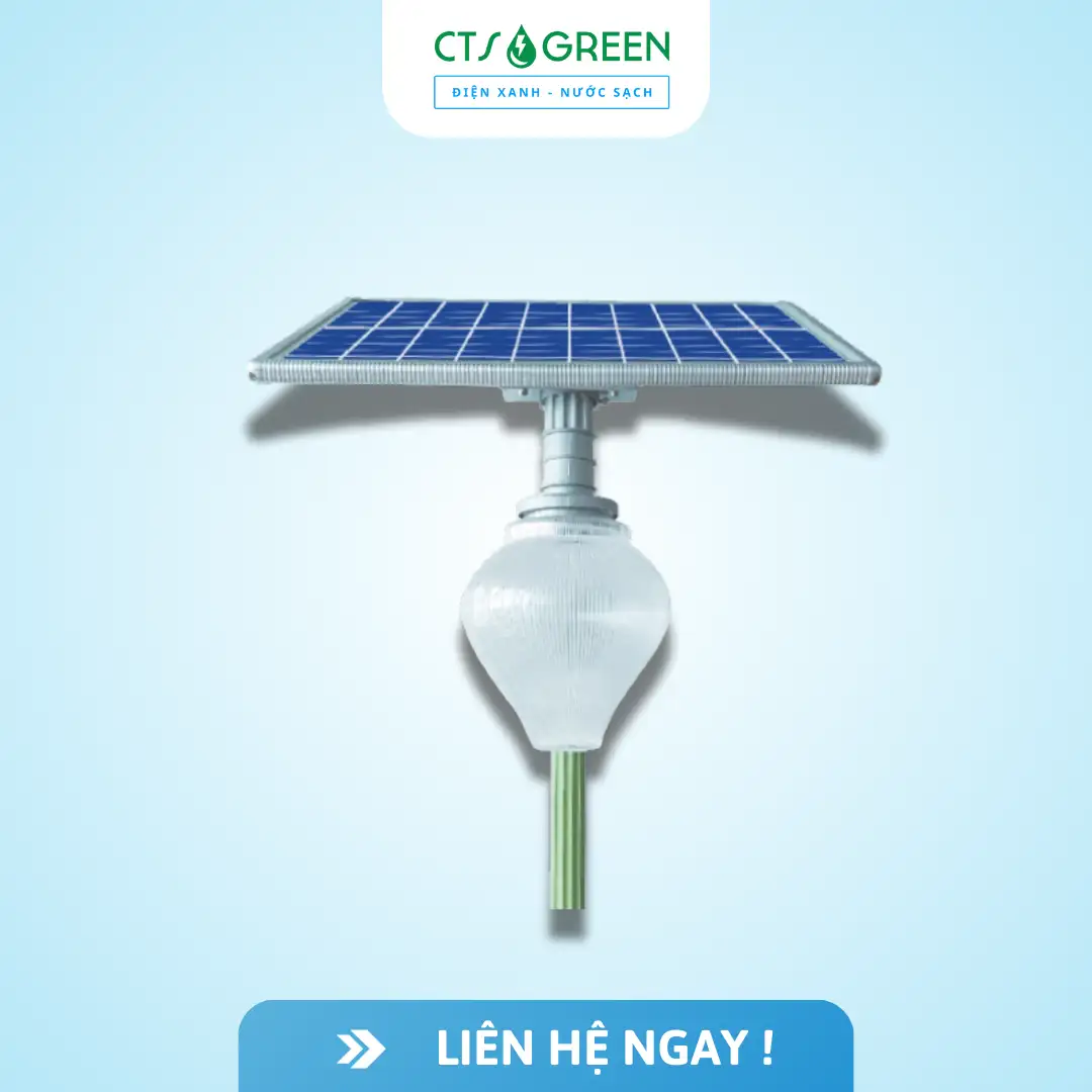 Đèn sân vườn năng lượng mặt trời 15W Euler Energy 5819 Đèn sân vườn năng lượng mặt trời 15W Euler Energy