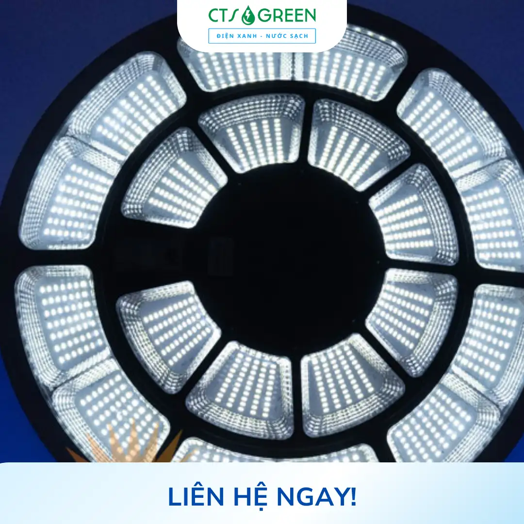 Đèn năng lượng mặt trời đĩa bay Jindian 1000W JD - UFO1000 7232 Đèn năng lượng mặt trời đĩa bay Jindian 1000W JD-UFO1000