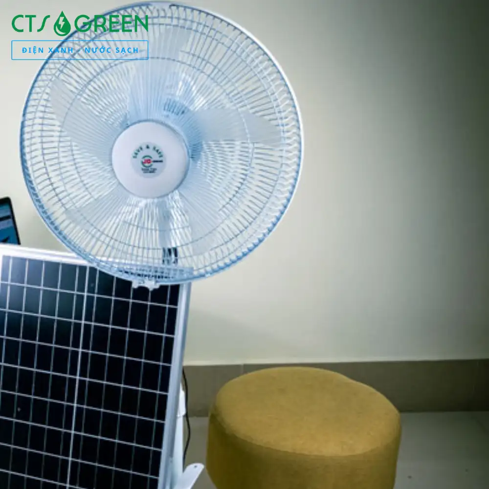 Quạt Năng Lượng Mặt Trời Không Chổi Than JD-S8800L | Pin MONO 6126 Quạt Năng Lượng Mặt Trời Không Chổi Than JD-S8800L | Pin MONO