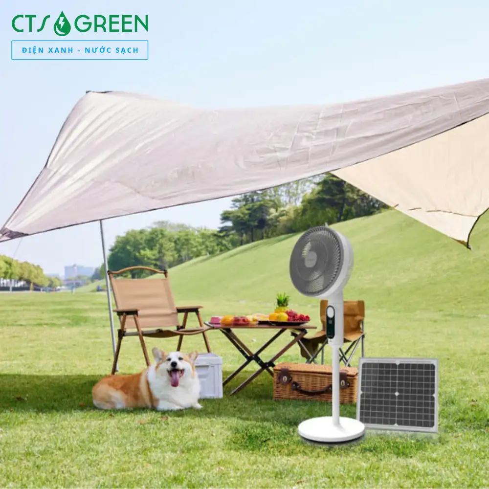 Quạt năng lượng mặt trời đa năng Q-SA-SF001 6072 Quạt năng lượng mặt trời đa năng Q-SA-SF001
