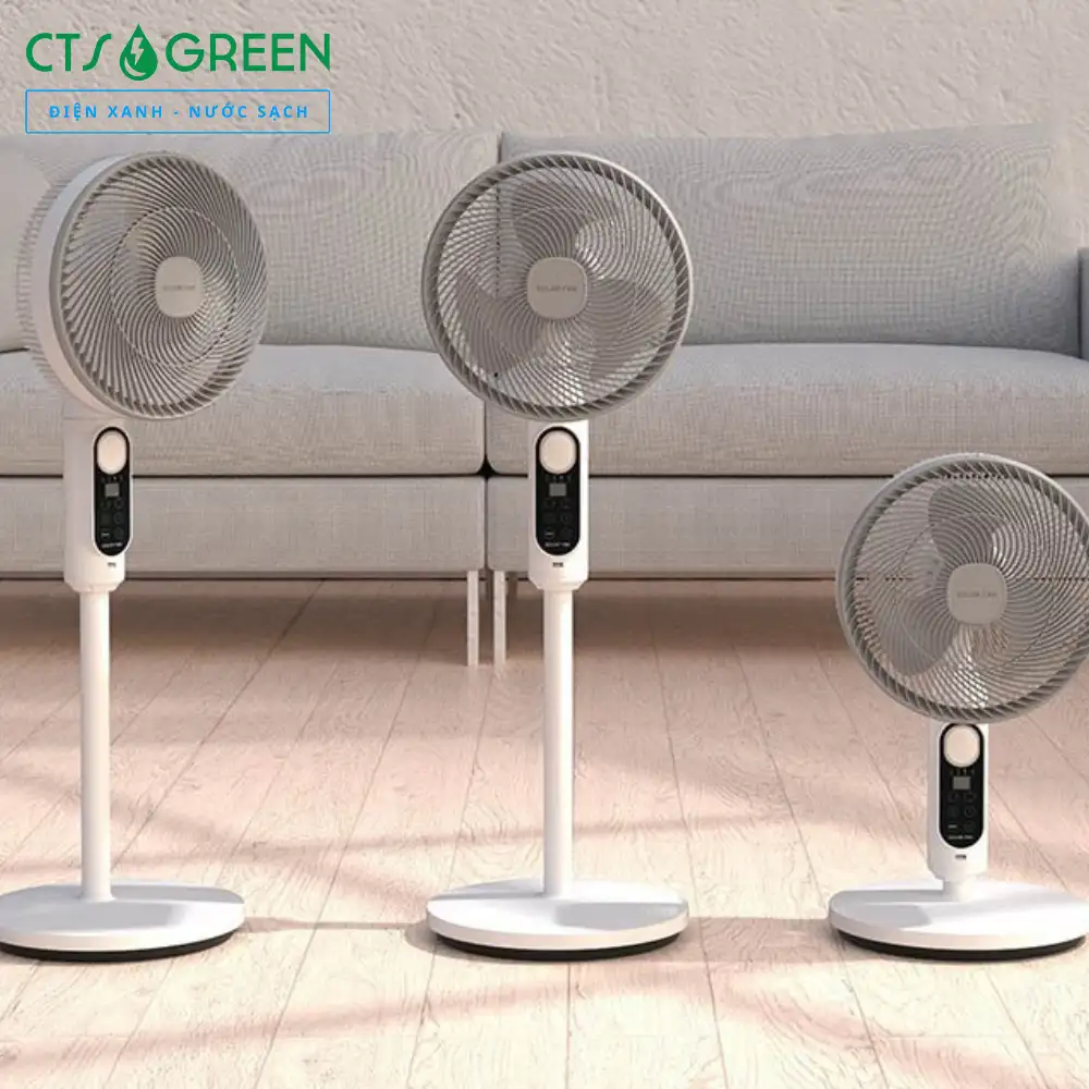Quạt năng lượng mặt trời đa năng Q-SA-SF001 6072 Quạt năng lượng mặt trời đa năng Q-SA-SF001