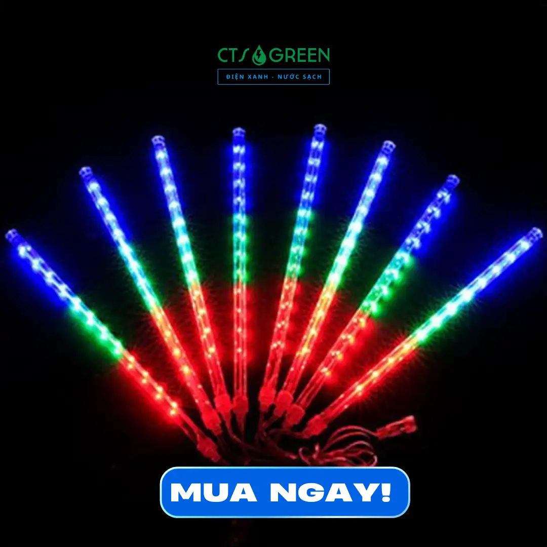 Đèn LED sao băng năng lượng mặt trời LD32 - 50V 6870 Đèn LED sao băng năng lượng mặt trời LD32 - 50V