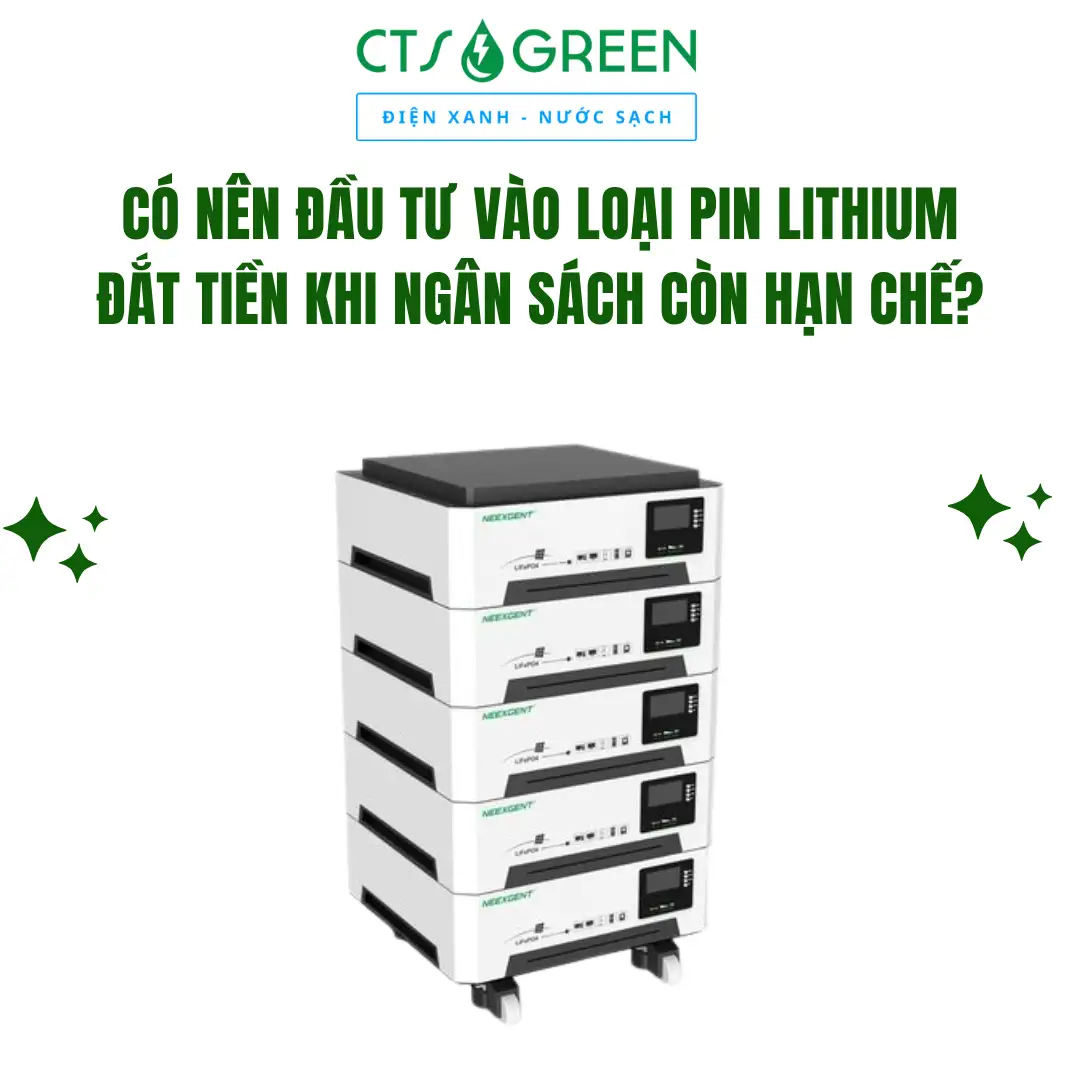 So sánh pin Lithium và pin Gel trong hệ thống điện năng lượng mặt trời TPHCM 7778 Có nên đầu tư vào loại pin lithium đắt tiền khi ngân sách còn hạn chế?