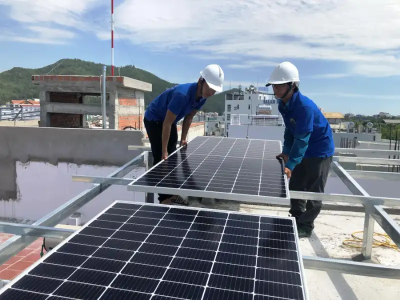 Lắp đặt điện mặt trời cho nhà phố quận 7