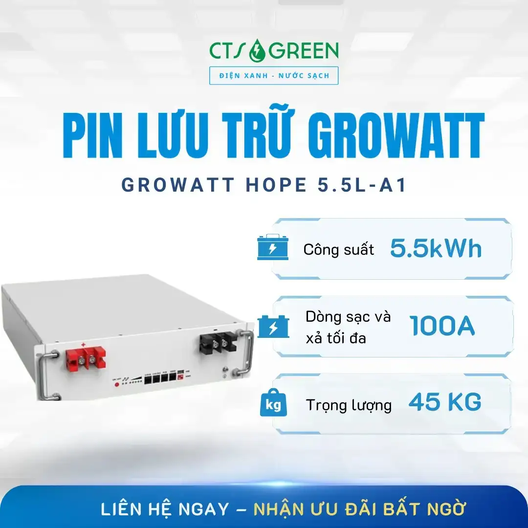 Pin lưu trữ đang được bán tại CTS Green