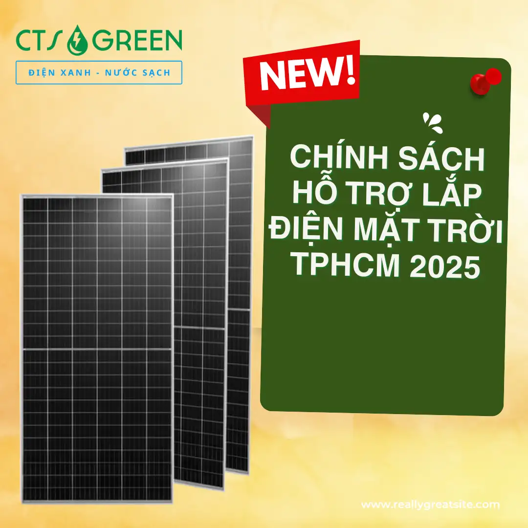 Chính sách hỗ trợ lắp đặt điện mặt trời tại TPHCM 2025: Giảm đến 30% chi phí cho doanh nghiệp