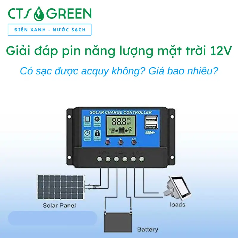 Giải đáp pin năng lượng mặt trời 12V: Có sạc được acquy không? Giá bao nhiêu? 8040 Pin năng lượng mặt trời 12V là gì?