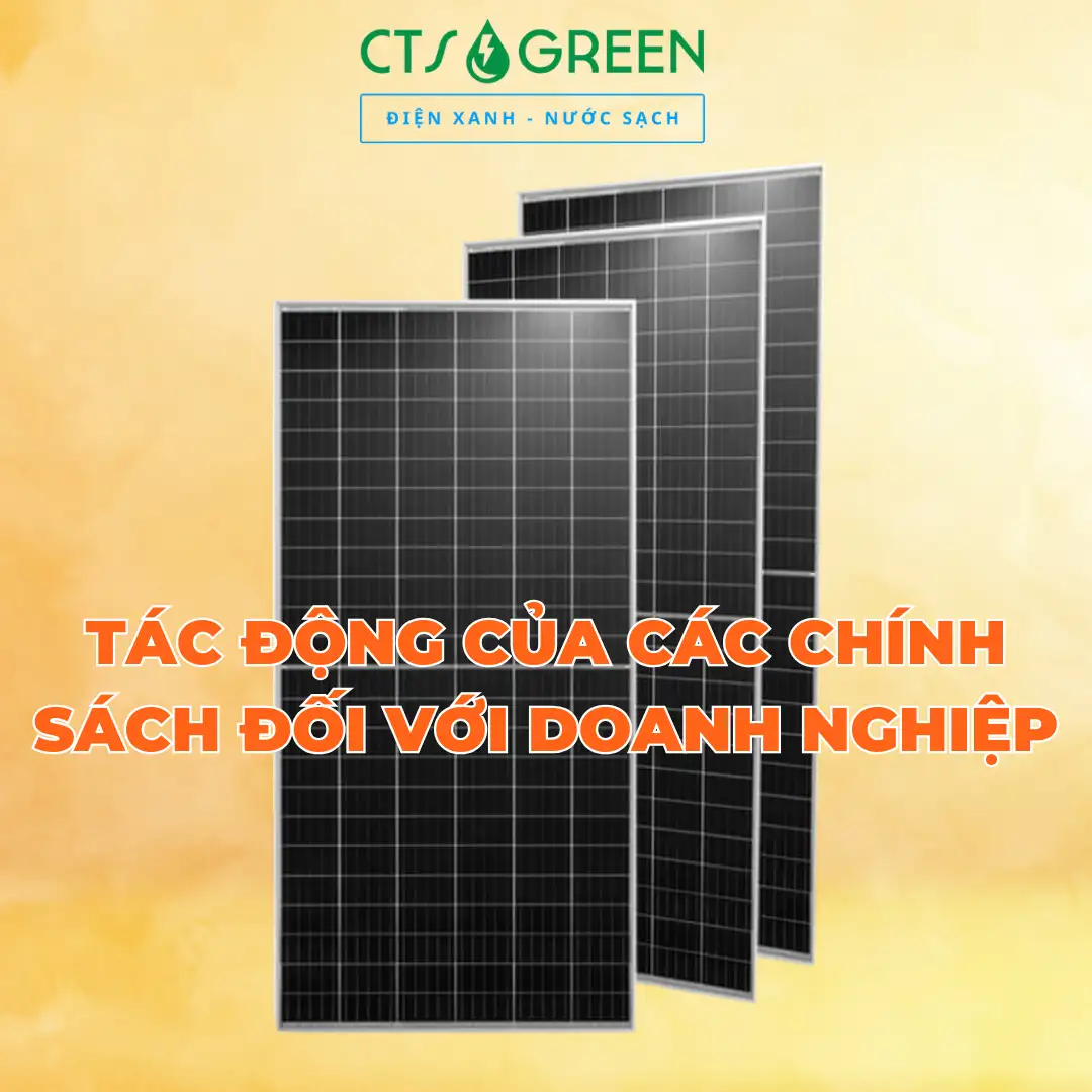 Tác động của các chính sách hỗ trợ lắp đặt điện mặt trời đối với doanh nghiệp
