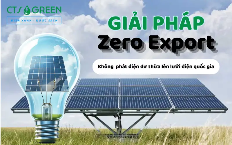 Giải pháp hòa lưới bám tải Zero Export, hệ thống điện mặt trời không phát ngược lưới 8283 Giải pháp hòa lưới bám tải Zero Export và lợi ích