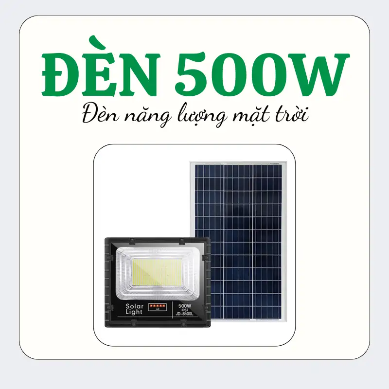 Đèn năng lượng mặt trời 500W