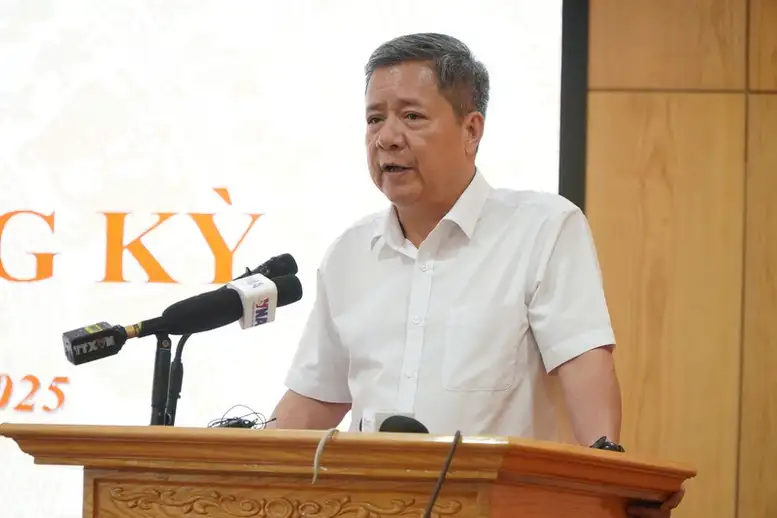 Ông Bùi Quốc Hùng, Phó Cục trưởng Cục Điện lực (Bộ Công Thương) phát biểu tại họp báo