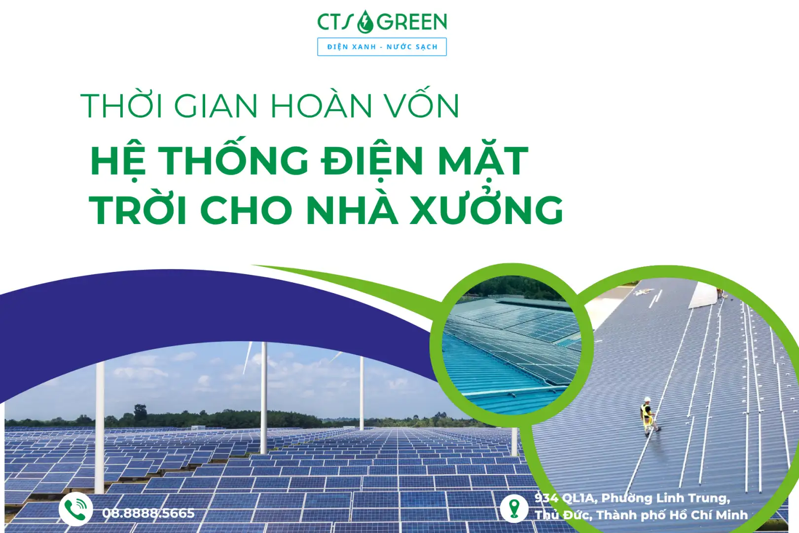 Lắp điện mặt trời cho nhà xưởng: Chi phí và khả năng hoàn vốn 8543 Thời gian hoàn vốn hệ thống điện mặt trời cho nhà xưởng