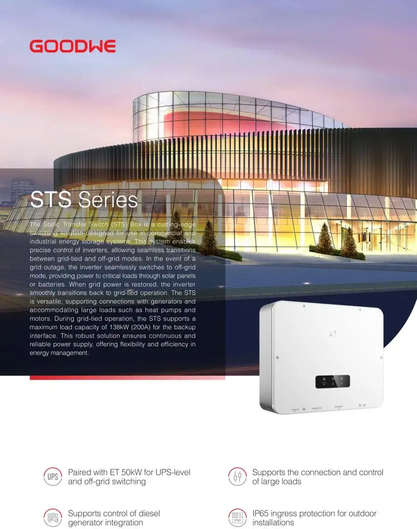 Bộ Chuyển Mạch Tự Động GoodWe STS Box (Off-grid/On-grid) | STS200-80-10