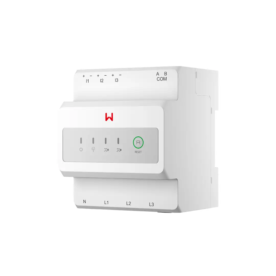 Đồng Hồ Đo Điện Thông Minh GoodWe Smart Meter GM330 3 Pha 9316 Mặt nghiêng đồng hồ đo điện thông minh GoodWe Smart Meter GM330 3 Pha