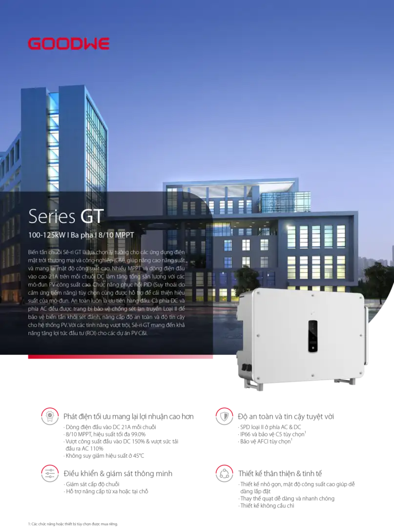 Biến tần GoodWe Hòa lưới 100kW 3 pha (bám tải) | GW100K-GT 9258 Thong so ki thuat Bien tan GoodWe Hoa luoi 100kW 3 pha bam tai 9258 30/01/2026