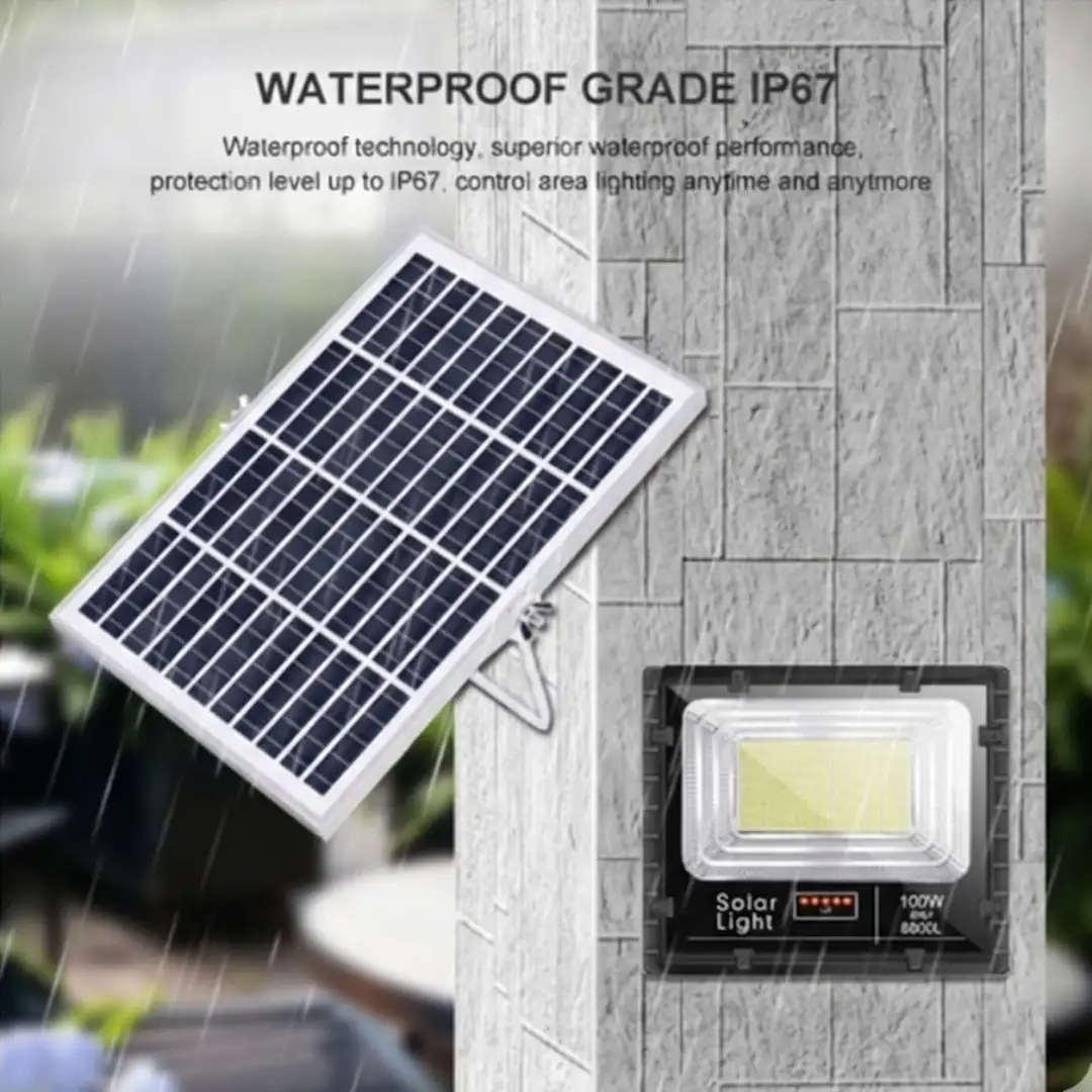 Đèn pha năng lượng mặt trời 100W JINDIAN JD-8880L 8931 Ứng dụng Đèn pha năng lượng mặt trời 100W JINDIAN JD-8880L, chống bụi, chống nước