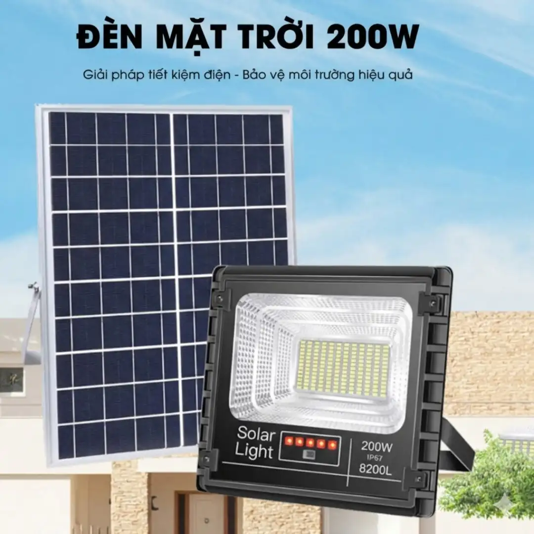 Đèn pha năng lượng mặt trời 200W JINDIAN JD-8200L 8936 Ứng dụng Đèn pha năng lượng mặt trời 200W JINDIAN JD-8200L