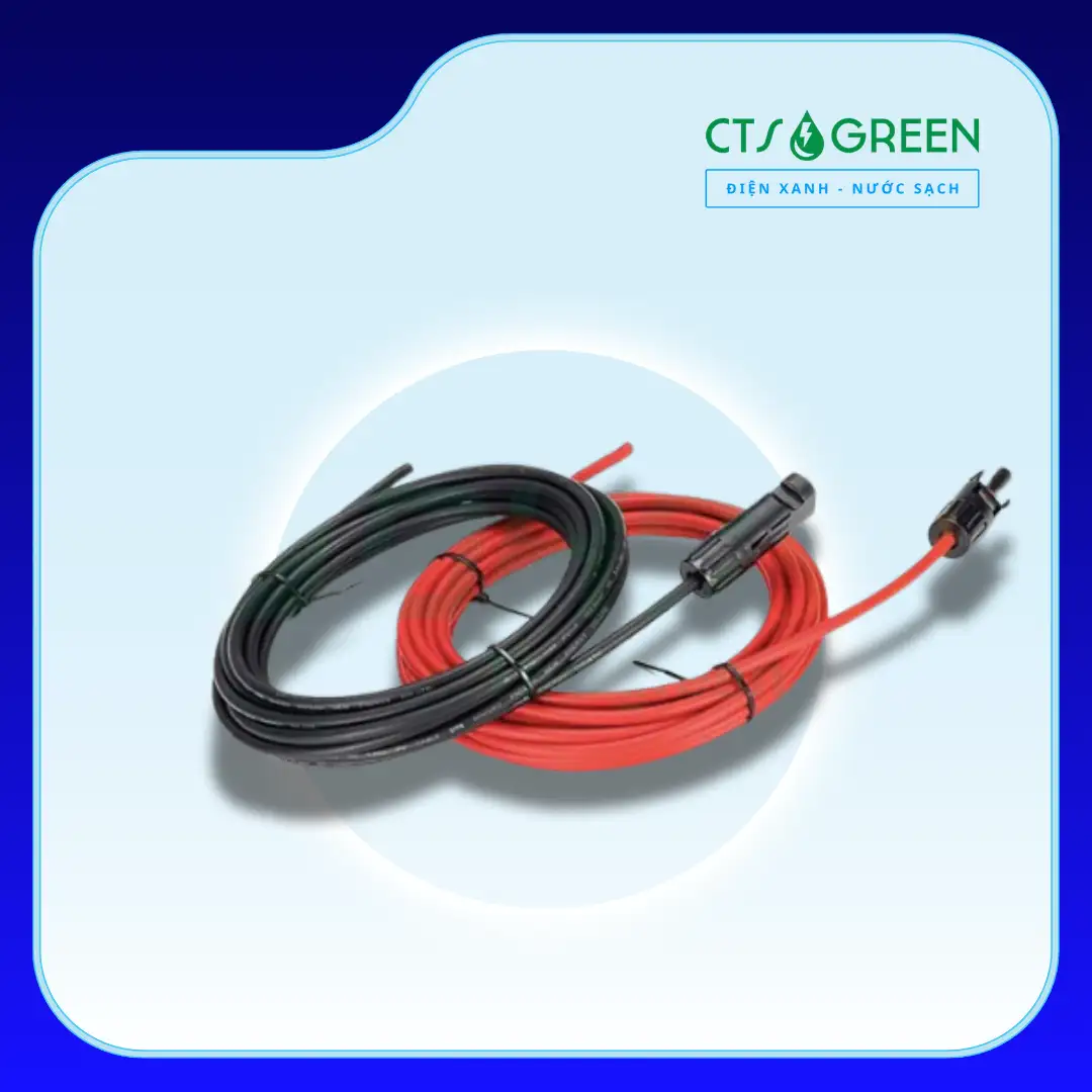 Dây cáp điện mặt trời là gì? Sự khác nhau giữa dây cáp DC và AC ? 9552 Dây cáp điện mặt trời 4mm