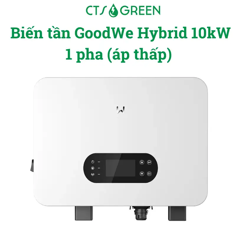 Top 5 Biến Tần 1 Pha Tốt Nhất 2026: Đánh Giá Chi Tiết &Báo Giá 9892 Bien tan 1 pha GoodWe Hybrid 10kW 9892 01/04/2026
