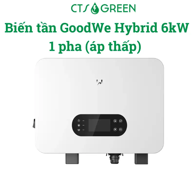 Top 5 Biến Tần 1 Pha Tốt Nhất 2026: Đánh Giá Chi Tiết &Báo Giá 9892 Biến tần 1 pha GoodWe hybrid 6kW